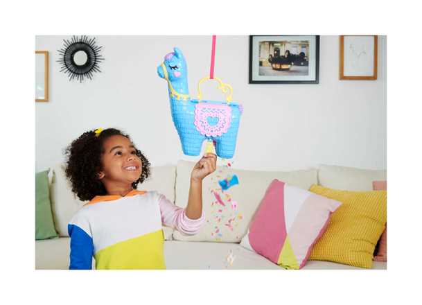 Giocattolo Polly Pocket - Lama Pigiama Party cofanetto grande, oltre 25 sorprese (include 2 mini bambole), tema pigiama party/glamping Mattel