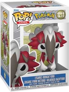 Giocattolo Funko POP Games: Pokemon- Lycanroc(Midnight) Funko