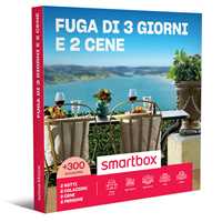 Idee regalo SMARTBOX - Fuga di 3 giorni e 2 cene - Cofanetto regalo - 2 notti con colazione e 2 cene per 2 persone Smartbox