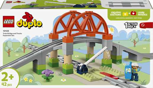 Giocattolo LEGO DUPLO (10426). Pack di Espansione Ponte e Binari Ferroviari LEGO