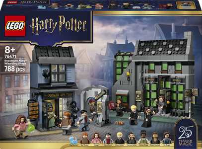 Giocattolo LEGO Harry Potter (76471). Negozi di magia di Notturn Alley LEGO