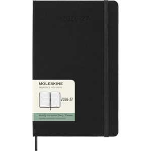 Cartoleria Agenda 2026-2027 Moleskine 18 mesi settimanale orizzontale large nera rigida Moleskine