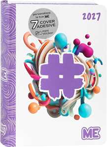 Cartoleria Agenda 2026-2027 16 mesi Medium Hashtag Lilac Color Me Me